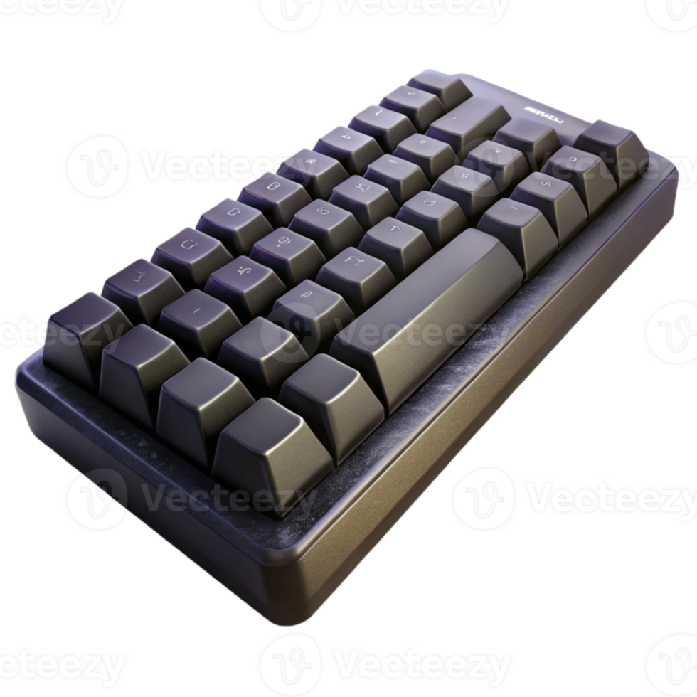 vibrant abstract Black Keyboard with Backlit Keys professional png