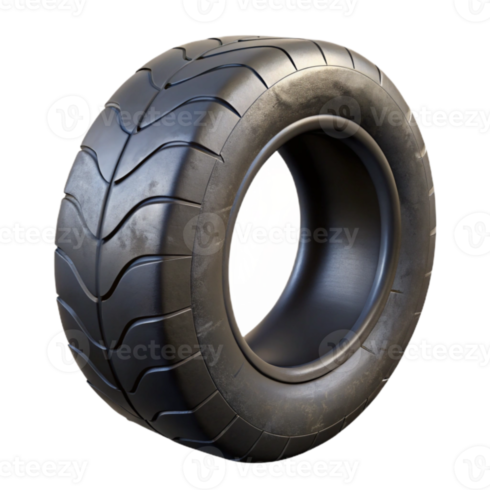 impressive contemporary Black Tire Side View Transparent Background Cutout exclusive png