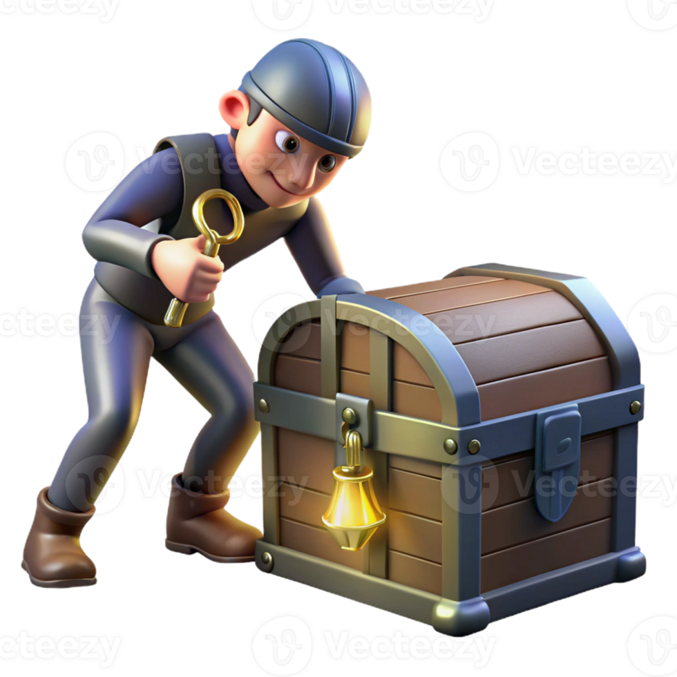 extraordinary artistic A Cunning Rogue Picking a Lock on a Trea exclusive png
