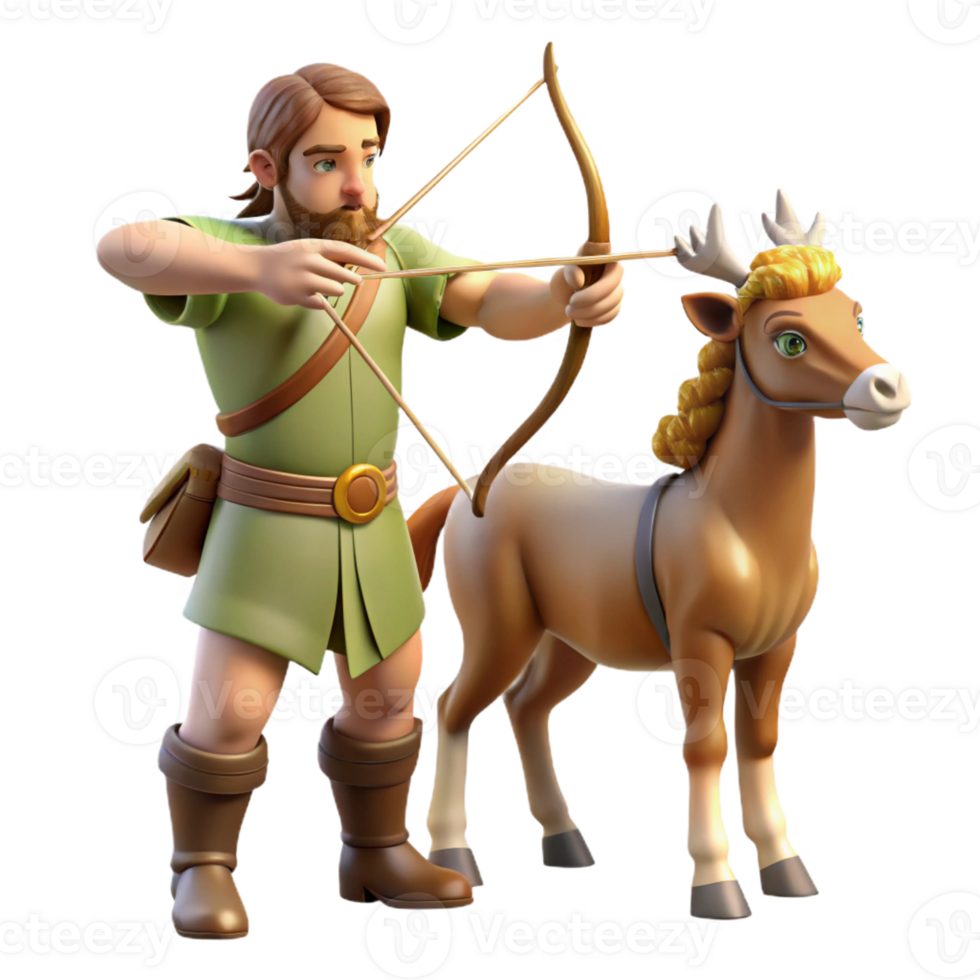 magnificent vintage Centaur Tutoring Young Hero original png