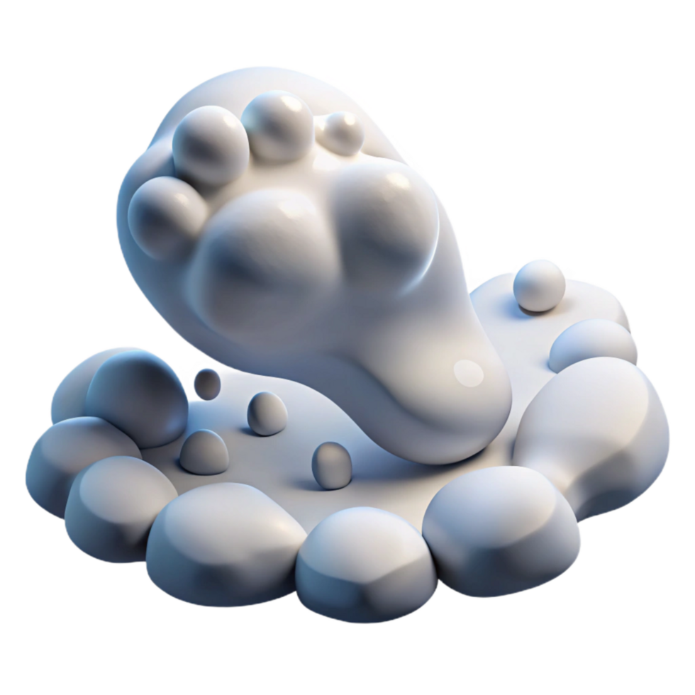beautiful contemporary Blizzard Footprints in Snow Deep Transparent high resolution png