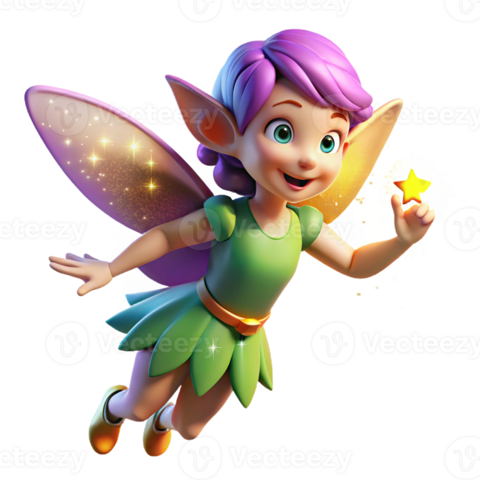 impressive rustic A Mischievous Pixie Casting a Spell With authentic png