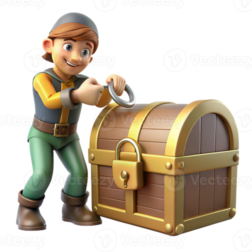 impressive rustic A Cunning Rogue Picking a Lock on a Trea premium png