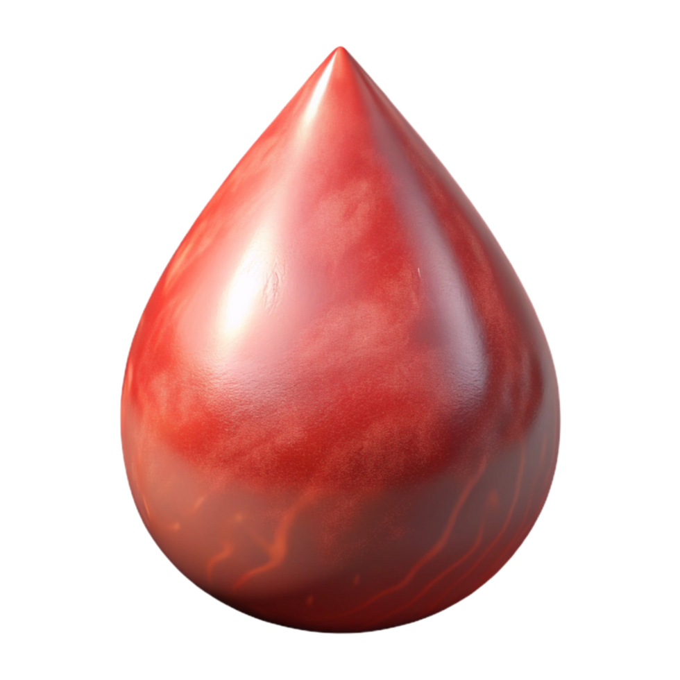 magnificent classic Blood Drop Realistic Style Transparent Background authentic png