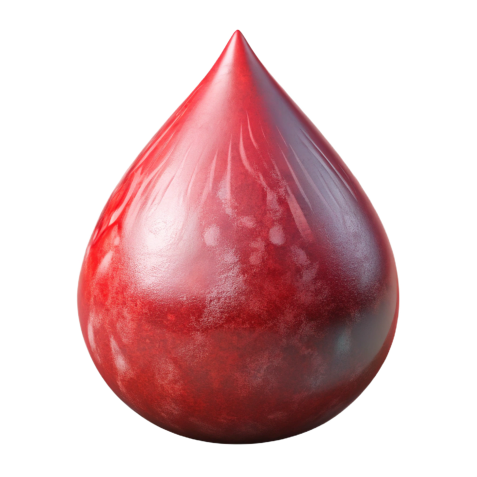 wonderful minimalist Blood Drop Realistic Style Transparent Background png