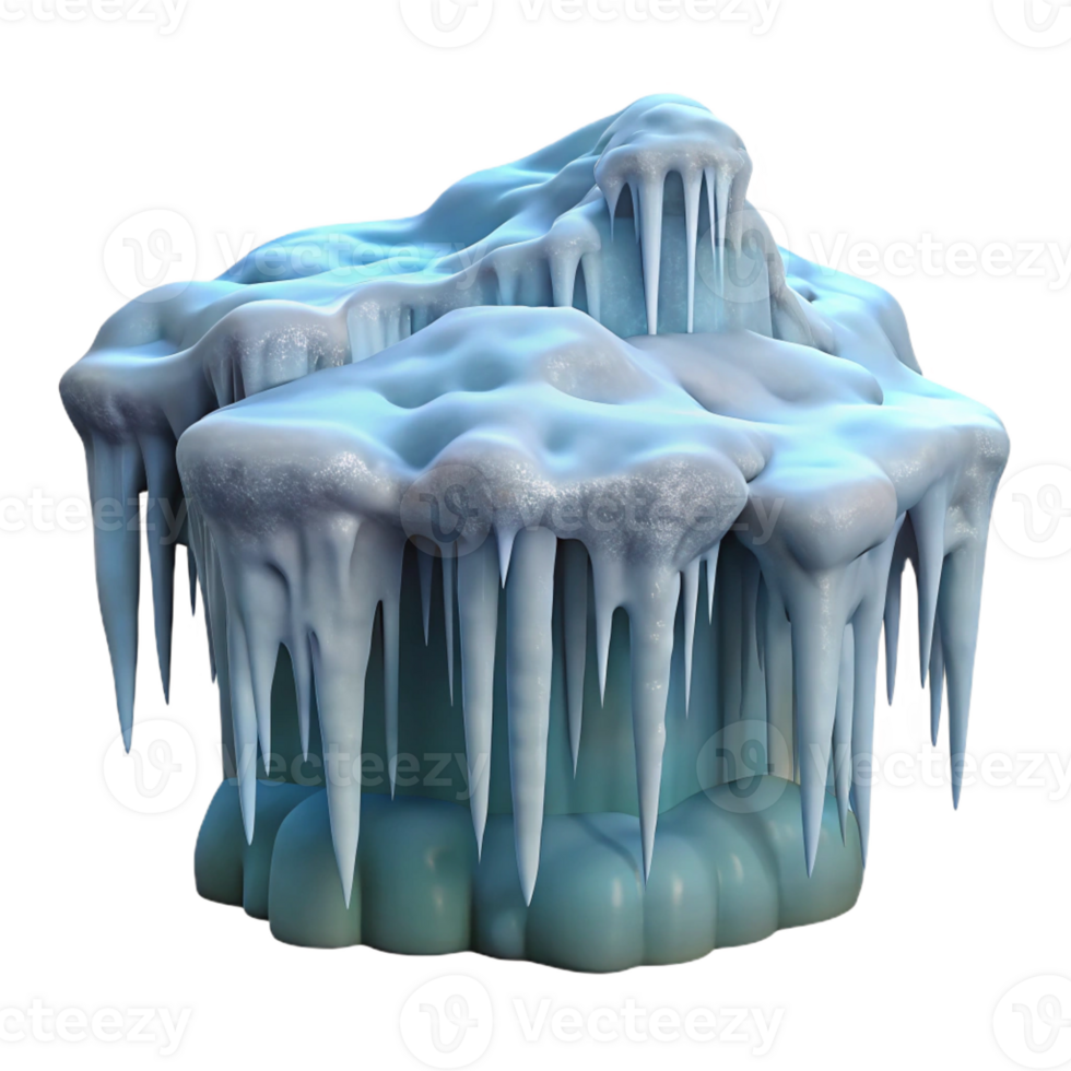 elegant rustic A Frozen Waterfall Icicles Hanging Down exclusive png