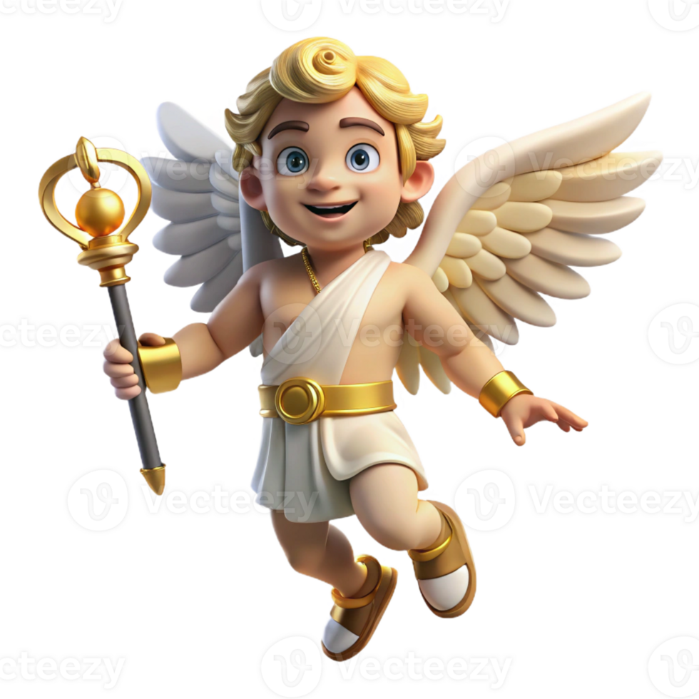 dramatic abstract A Cunning Hermes with Winged Sandals Ho exclusive png