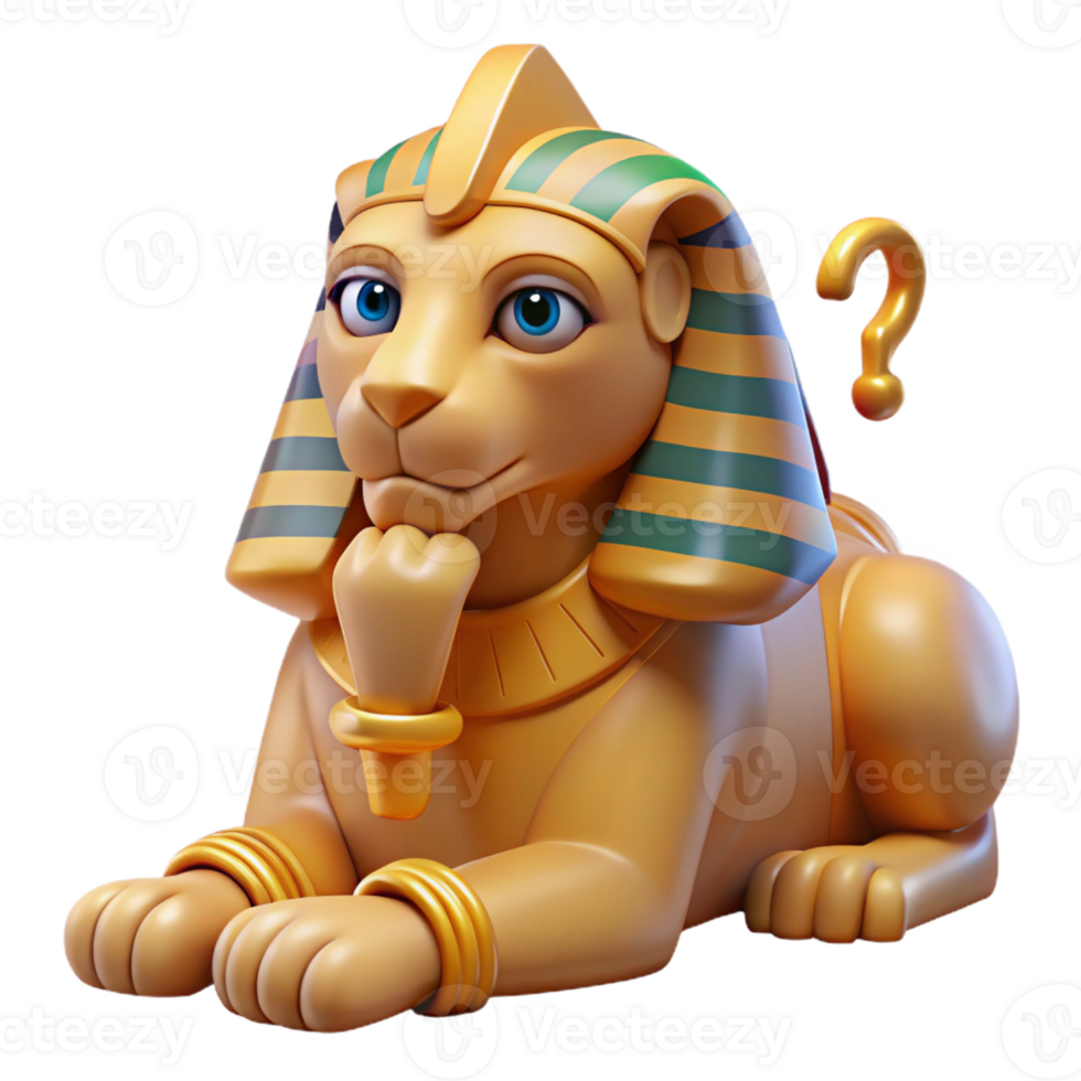 stunning traditional A Sphinx Posing a Riddle in the Desert Ba exclusive png