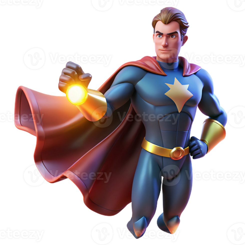 magnificent artistic Portrait of a Powerful Superhero with a F exclusive png
