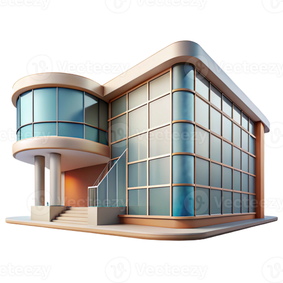 impressive creative A Modern Art Museum with Sleek Lines and L high quality png