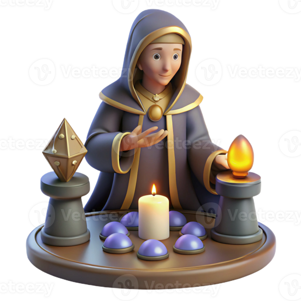 extraordinary traditional A Wise Oracle Consulting the Runes Diml high quality png
