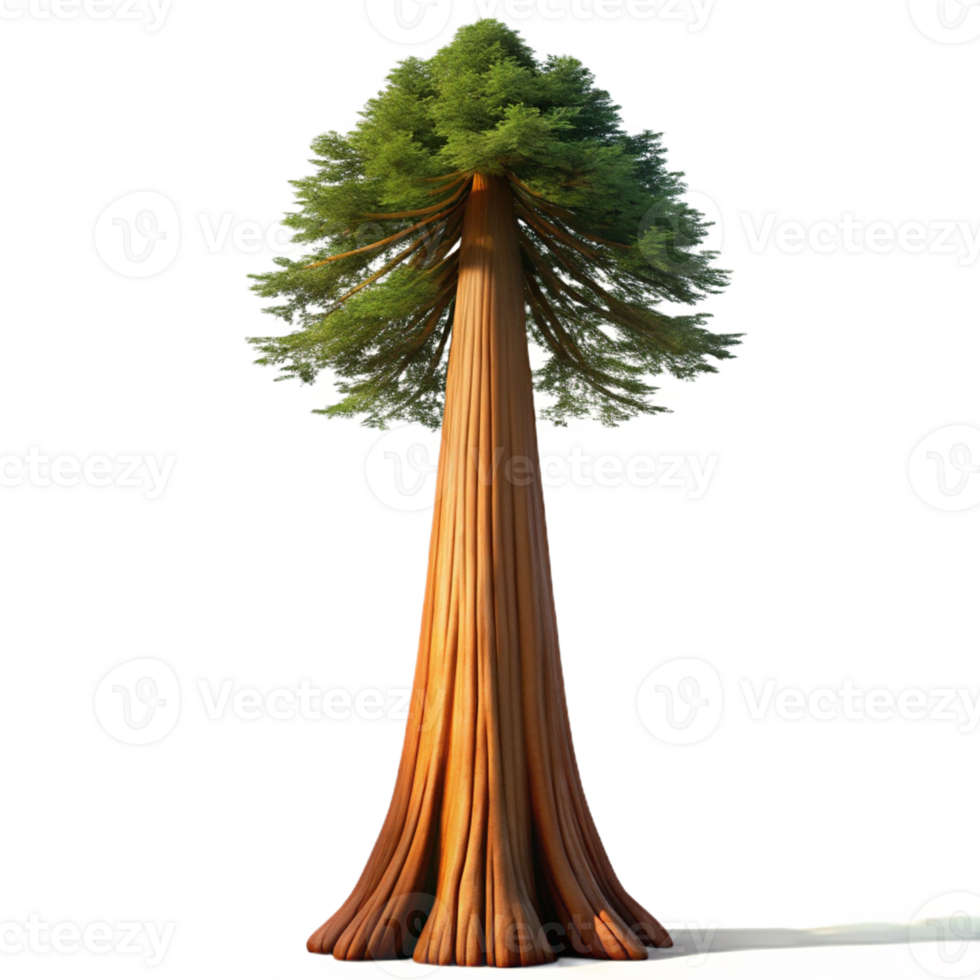 vibrant classic A Giant Sequoia Tree Reaching Towards The high resolution png