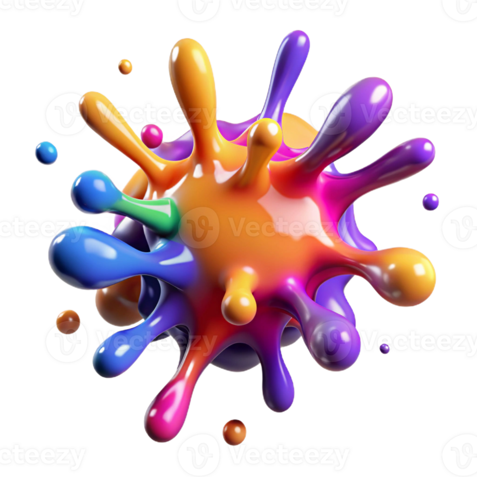 stunning minimalist A Chaotic Explosion of Paint Splatters Vi original png