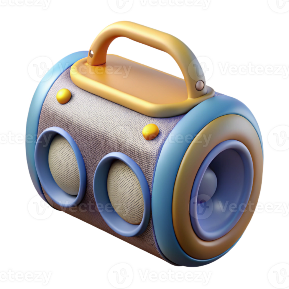 dramatic vintage Bluetooth Speaker Portable Design Cutout original png