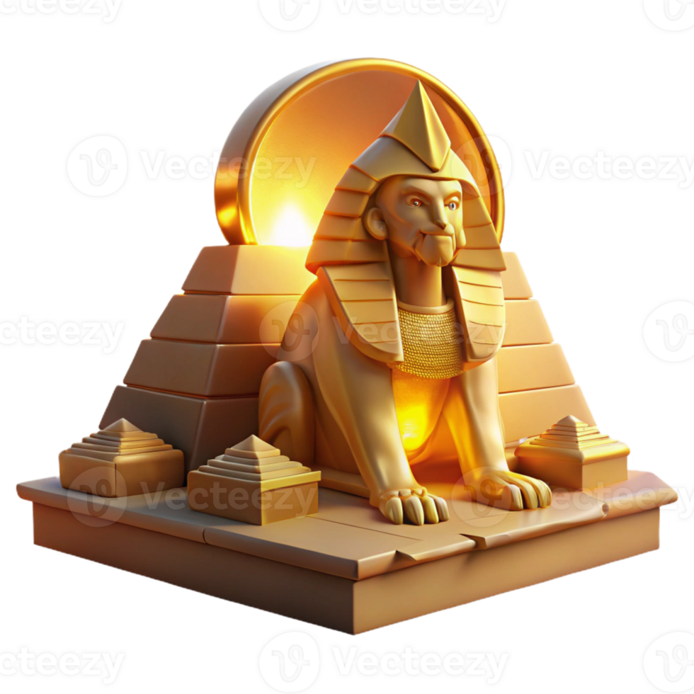 beautiful traditional A Mysterious Sphinx Guarding an Ancient T authentic png