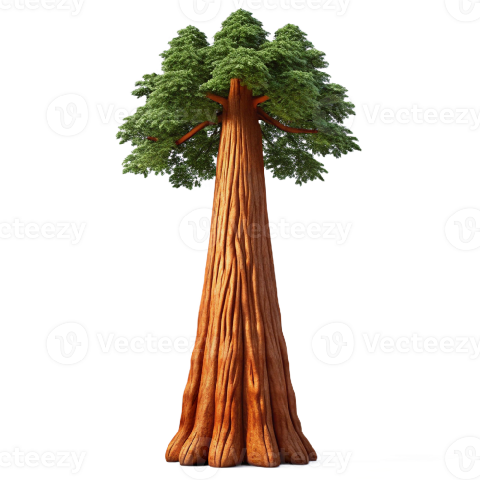 stunning rustic A Giant Sequoia Tree Reaching Towards T 4K png