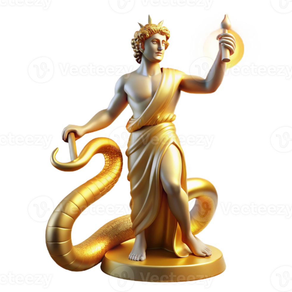 dramatic classic A Triumphant Apollo Slaying the Python Go premium png