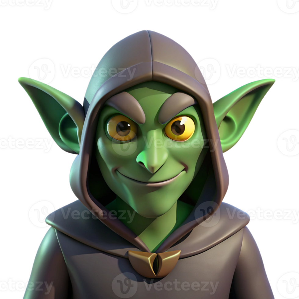 dramatic creative A Cunning Goblin Assassin Lurking in The high quality png