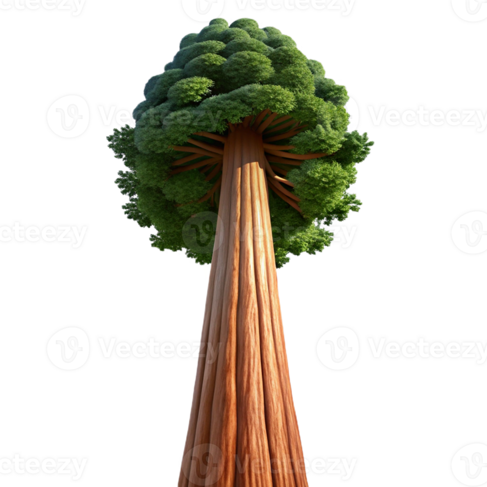 stunning artistic A Giant Sequoia Tree Reaching Towards Th premium png