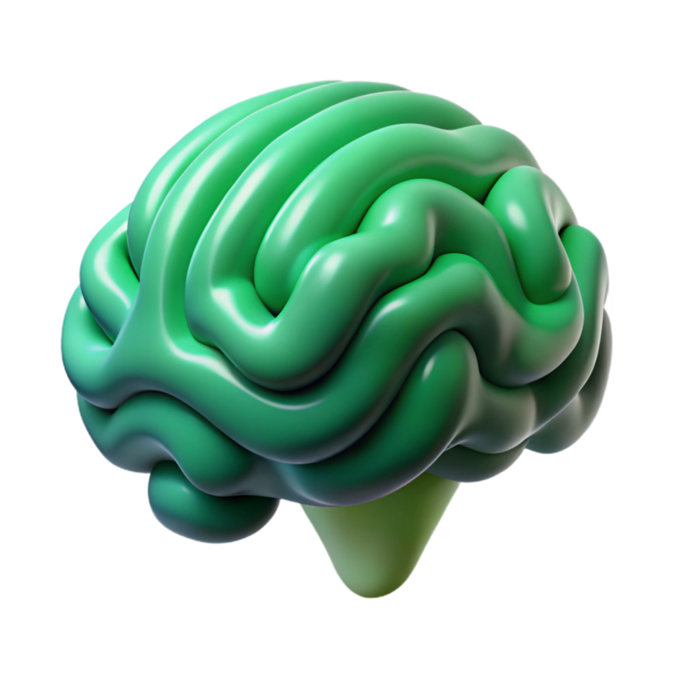 serene vintage Brain Activity Eeg Waves Green Transparent Background png