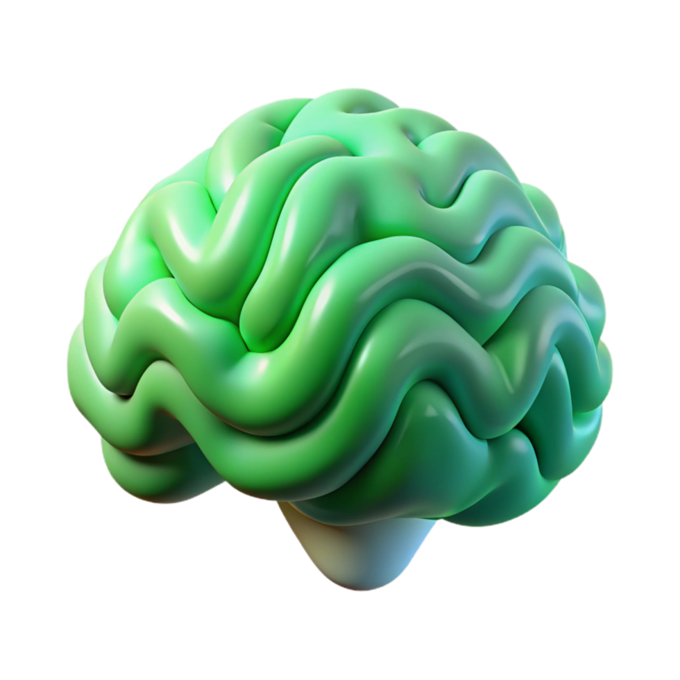extraordinary minimalist Brain Activity Eeg Waves Green Transparent Background authentic png