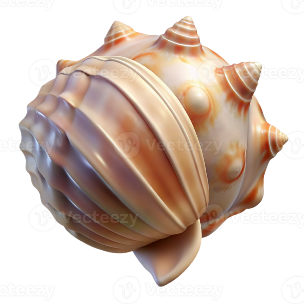 stunning classic Intricate Seashell Pattern Close-up 4K png