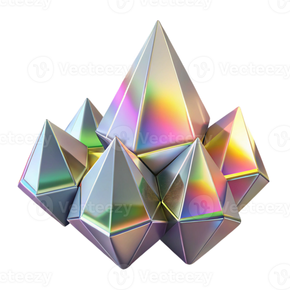 magnificent vintage A Cluster of Crystalline Structures Ref original png