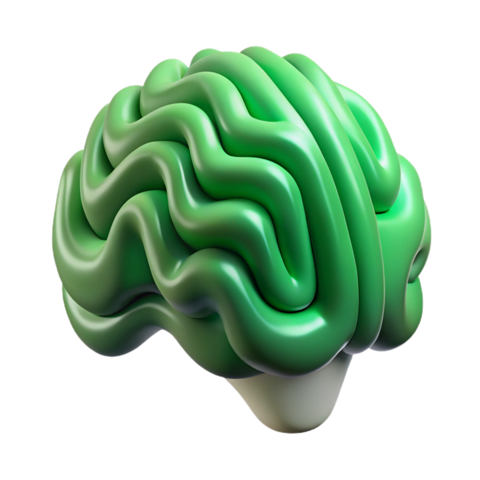 beautiful vintage Brain Waves Alpha Pattern Green Transparent Background premium png