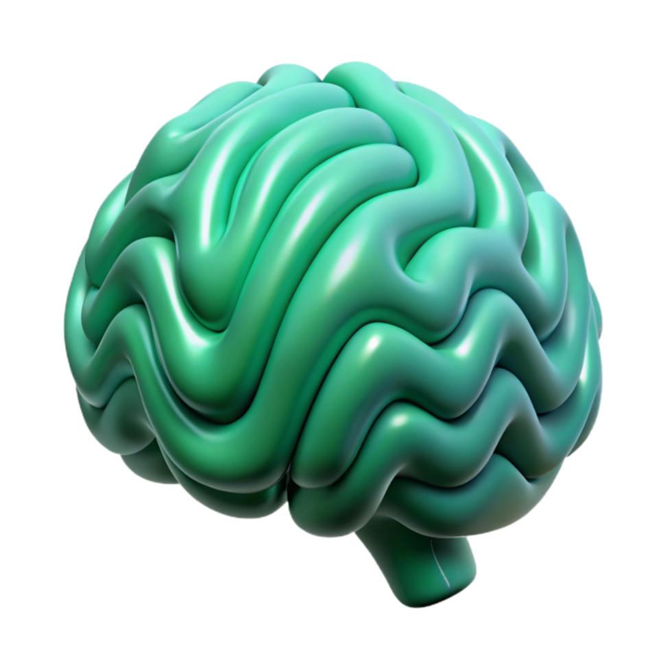 elegant artistic Brain Waves Alpha Pattern Green Transparent Background exclusive png
