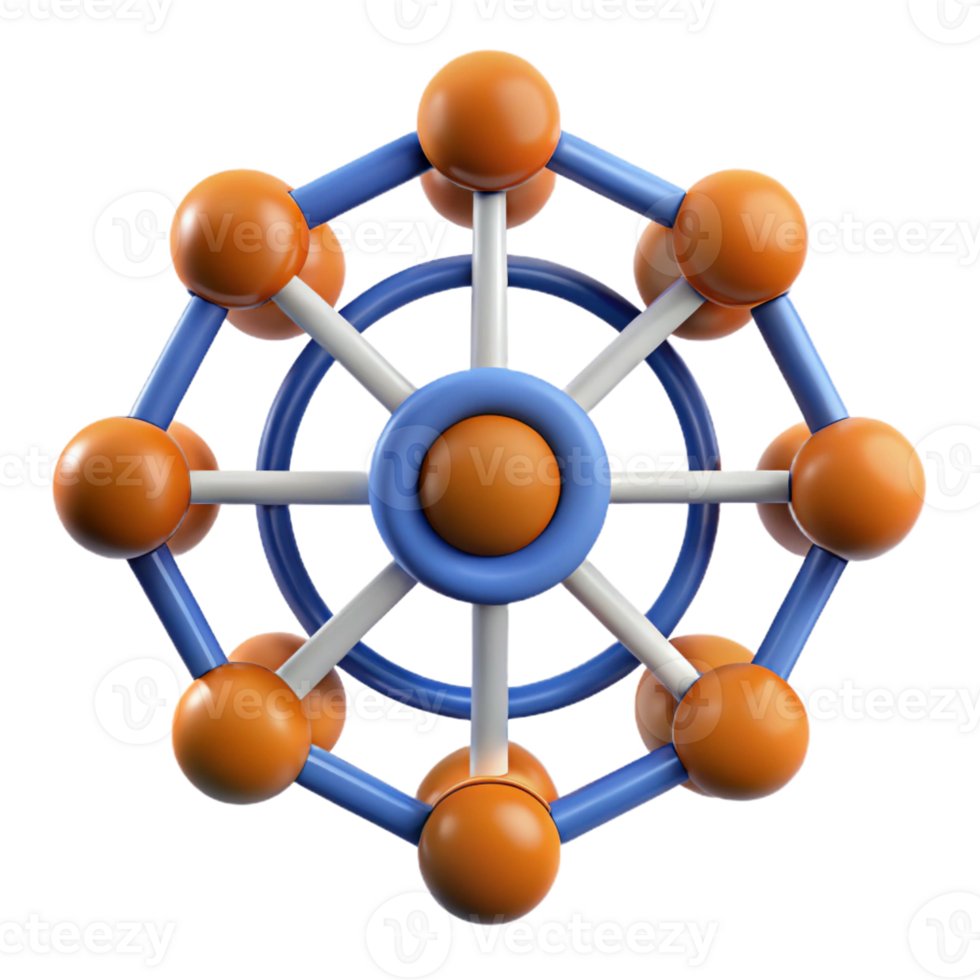 elegant classic A Network of Intersecting Circles and Squ professional png