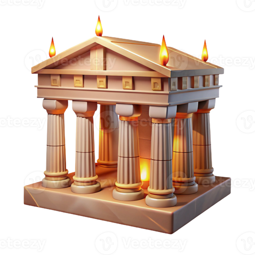 vibrant traditional An Ancient Egyptian Temple Hieroglyphics png