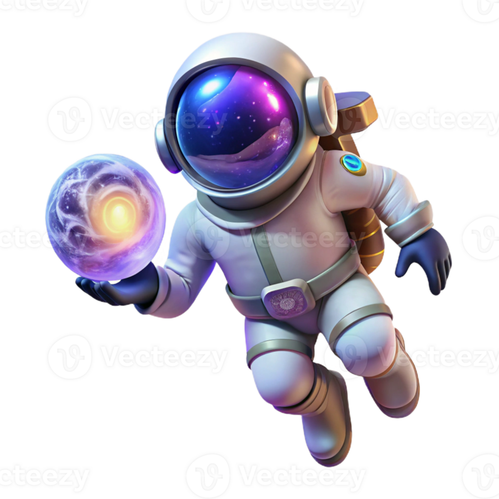 impressive abstract A Lone Astronaut Floating in Space Surro high resolution png