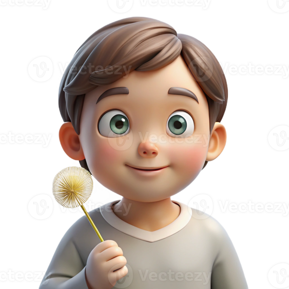 vibrant classic Portrait of a Curious Child with Wide Inn high quality png
