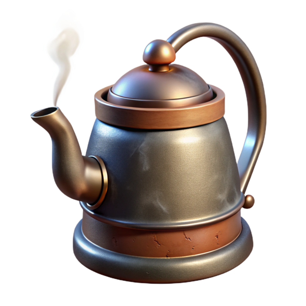 magnificent traditional Brewing Kettle with Steam Cutout original png