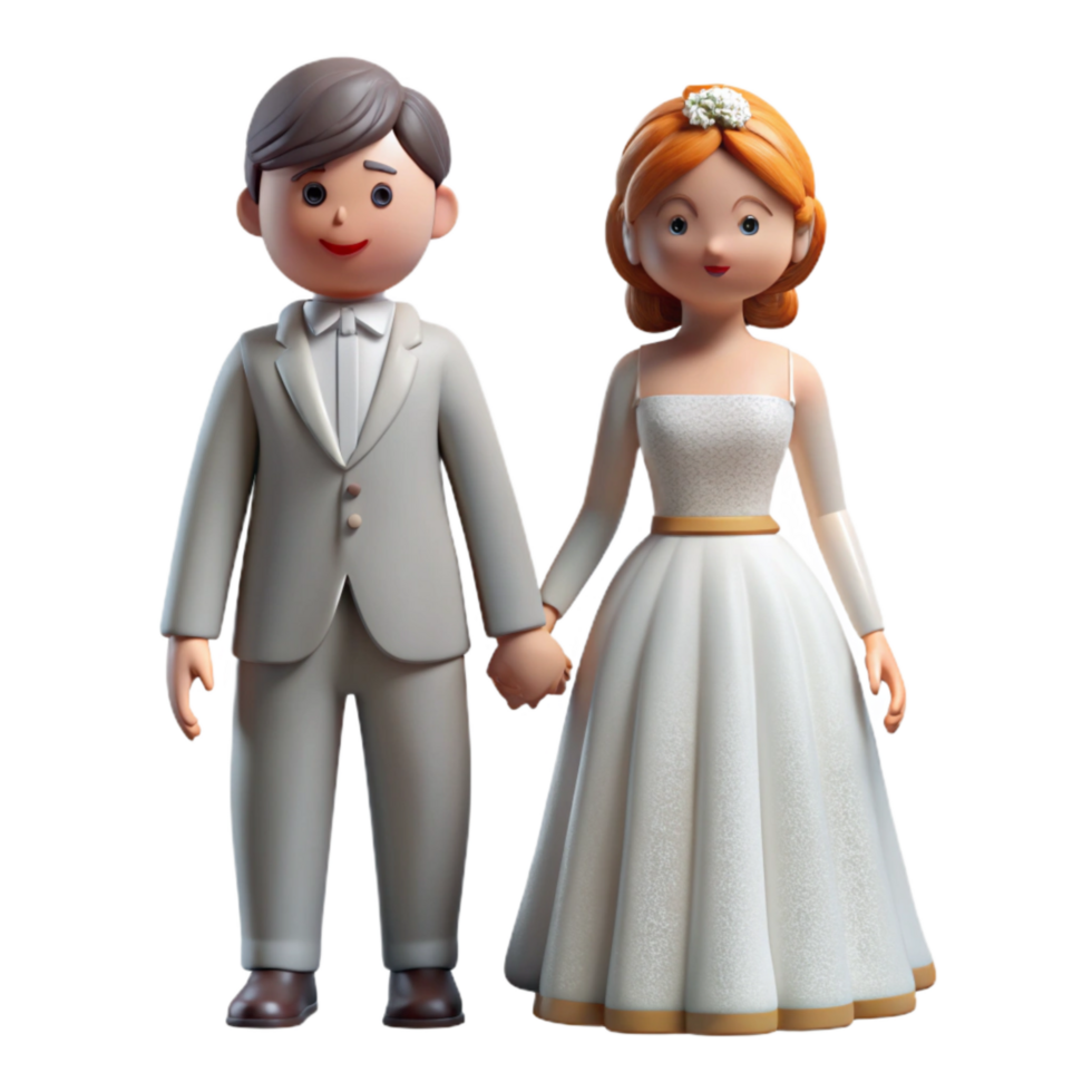 serene traditional Bride and Groom Silhouettes Holding Hands Cutout png