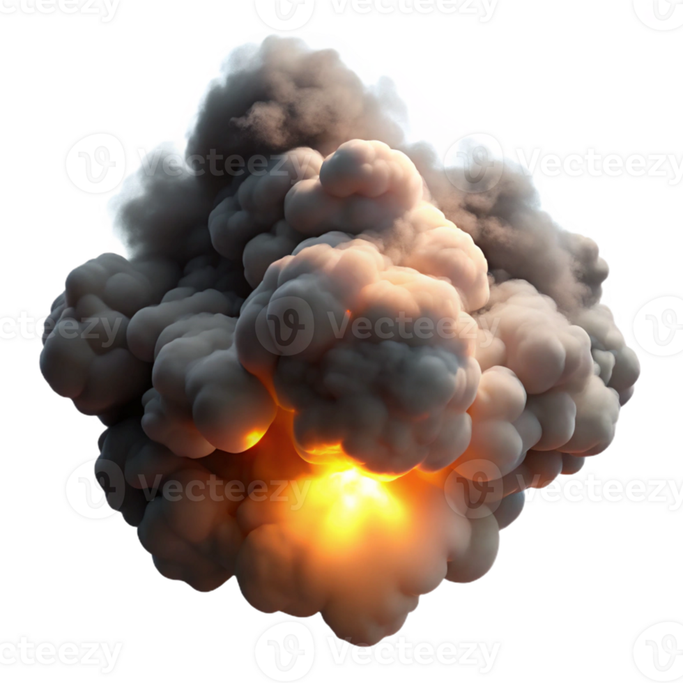 elegant classic Swirling Smoke and Dust Cloud detailed png
