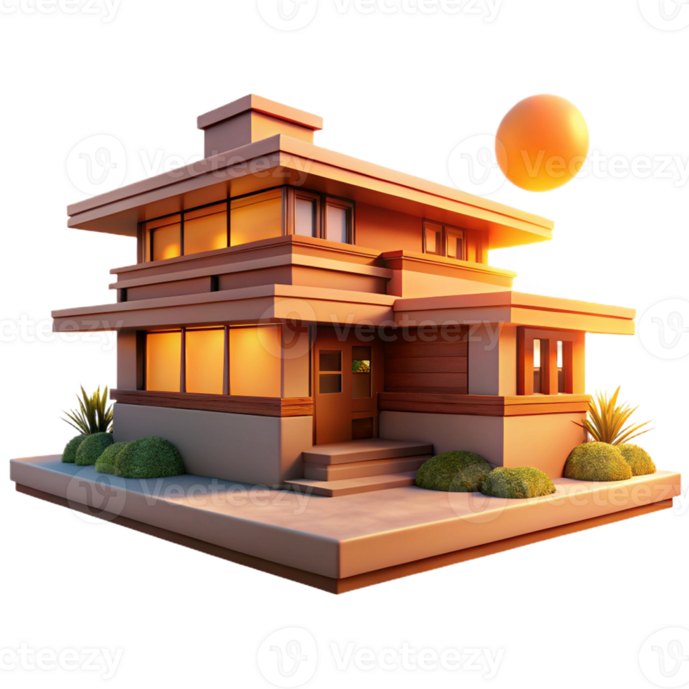 wonderful modern A Sprawling Frank Lloyd Wright Inspired authentic png