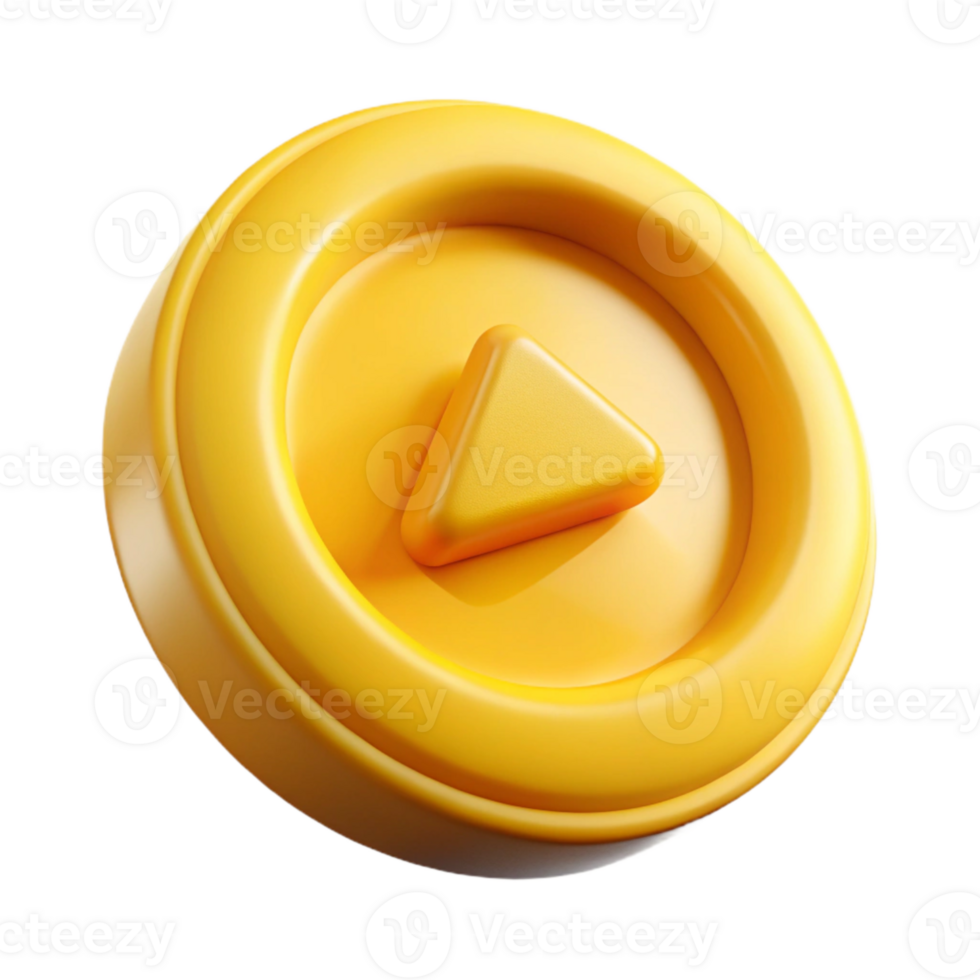 vibrant minimalist Bright Yellow Button Shank Detail Transparent Background genuine png