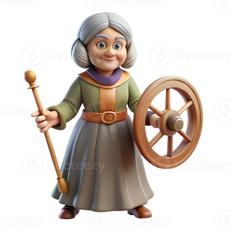 beautiful abstract A Cunning Loki Disguised As an Old Woma high quality png