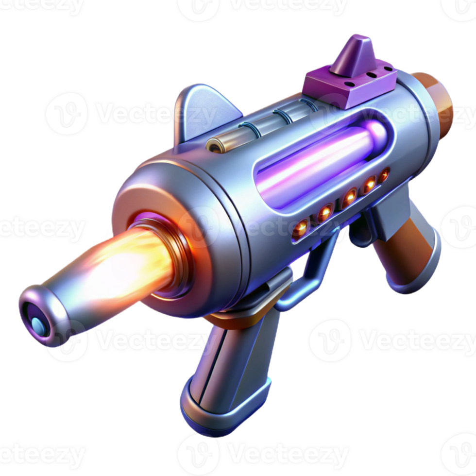 beautiful abstract A Futuristic Weapon Firing a Beam of Pur professional png