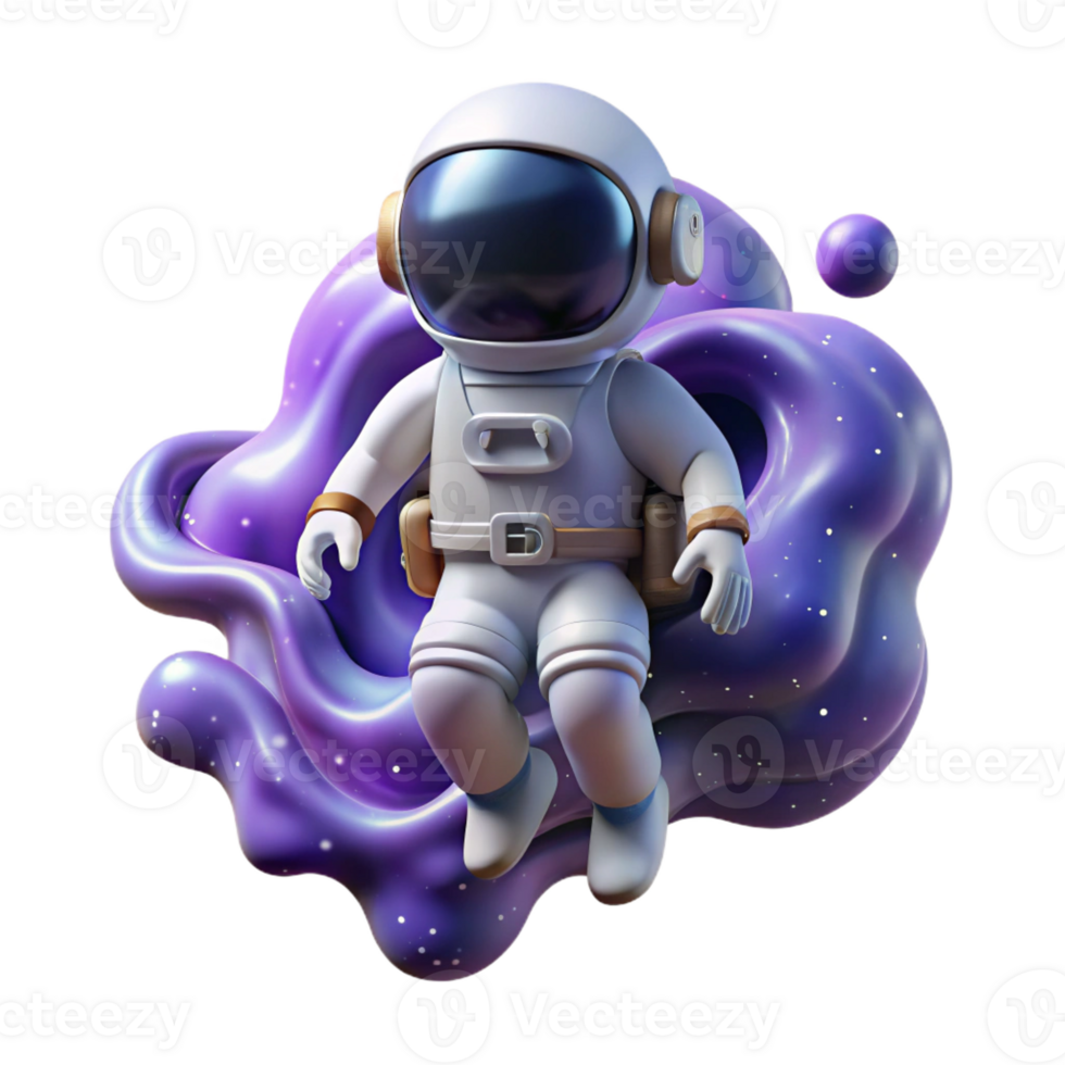 magnificent artistic A Lone Astronaut Floating in the Vastness genuine png