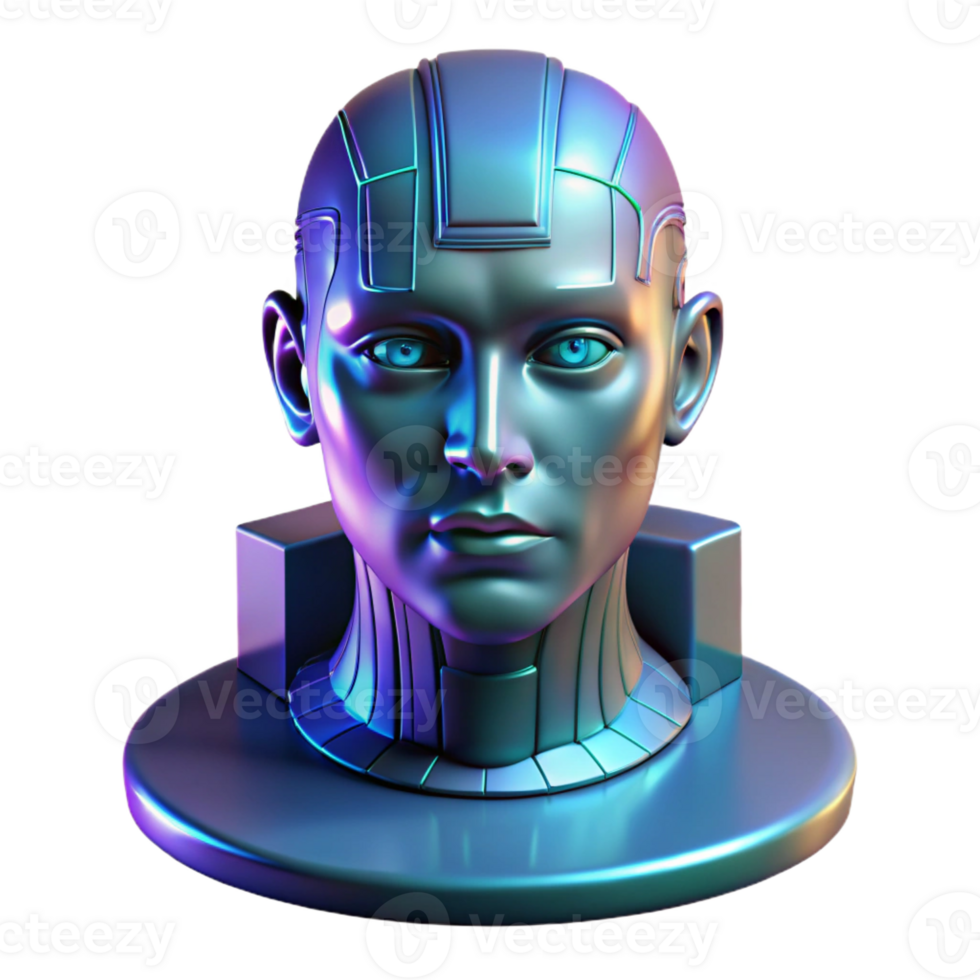 beautiful abstract A Holographic Projection of a Human Face detailed png