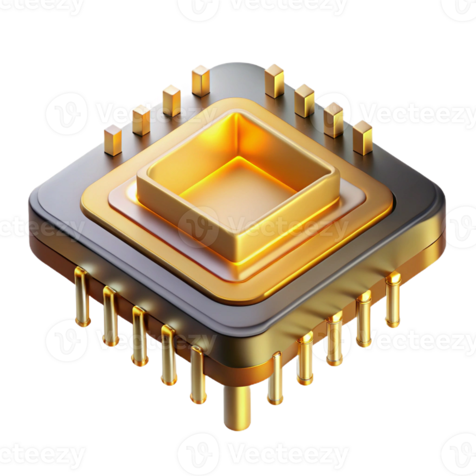 serene rustic A Single Microchip Magnified to Reveal It high resolution png