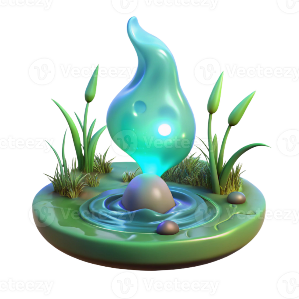 magnificent classic A Will O the Wisp Flickering in a Swamp exclusive png