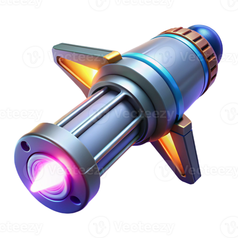 magnificent modern A Futuristic Weapon Emitting a Beam of E genuine png