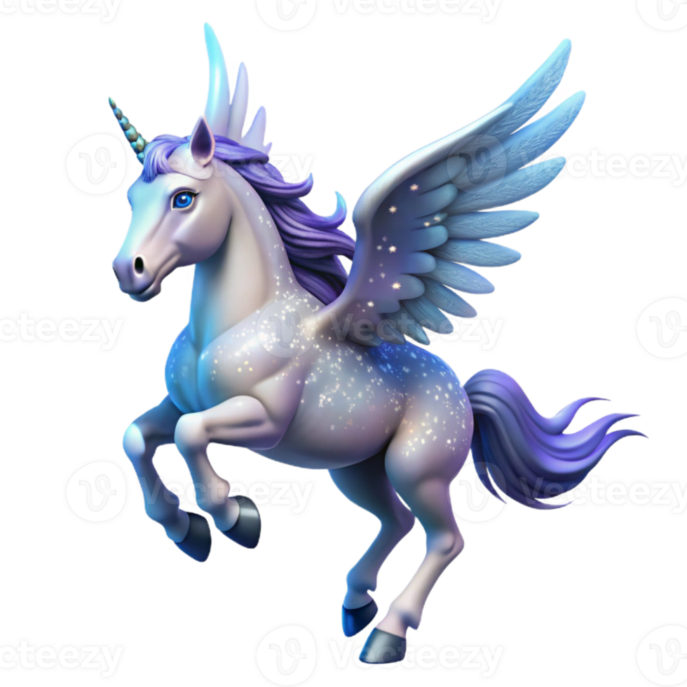 stunning modern A Majestic Pegasus Flying Through a Star high quality png