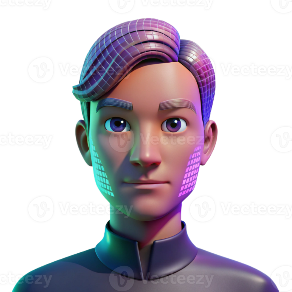 extraordinary contemporary A Digital Representation of a Human Face high resolution png
