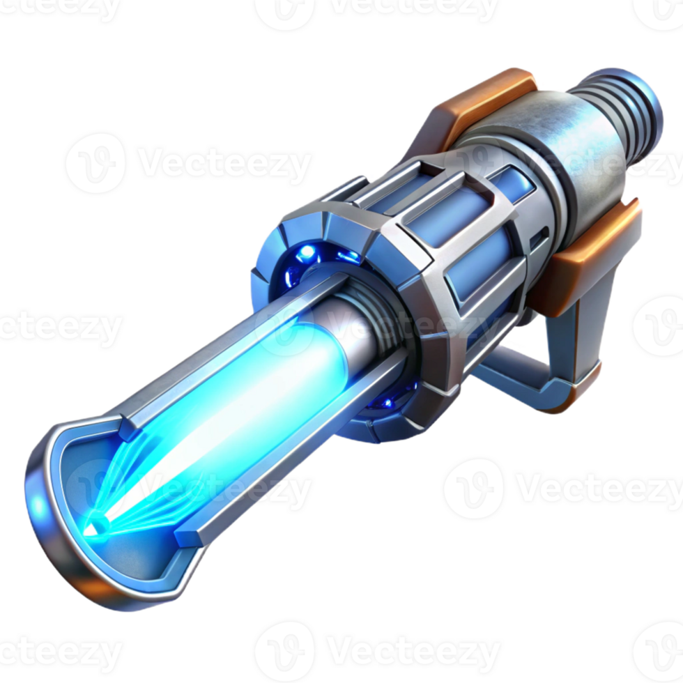 elegant modern A Futuristic Weapon Emitting a Beam Of detailed png