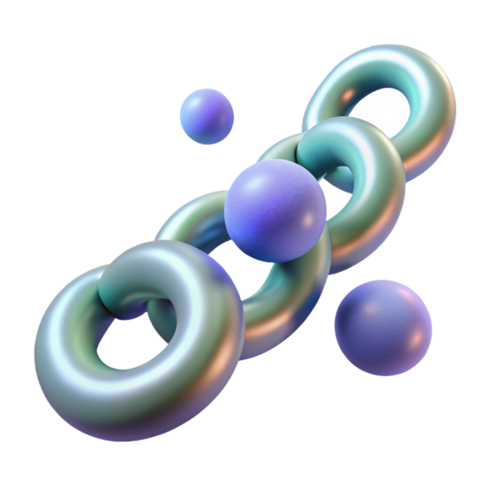 wonderful rustic Bubble Chain Rising Continuously Element premium png