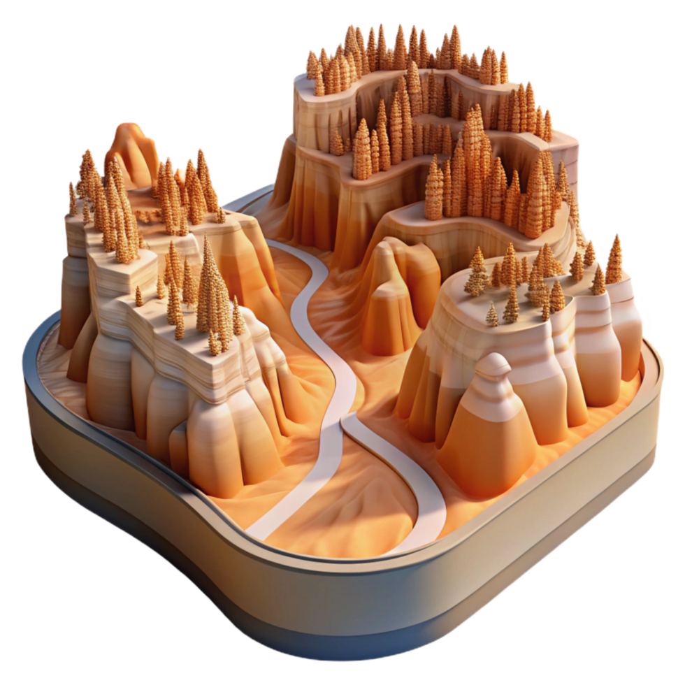 serene rustic Bryce Canyon National Park Navajo Loop Trail Transparent detailed png